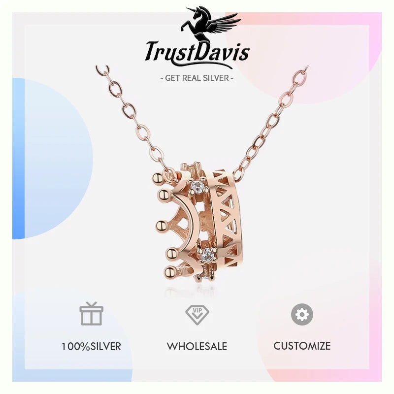 Crown Pendant Girls Birthday Gift DS3452