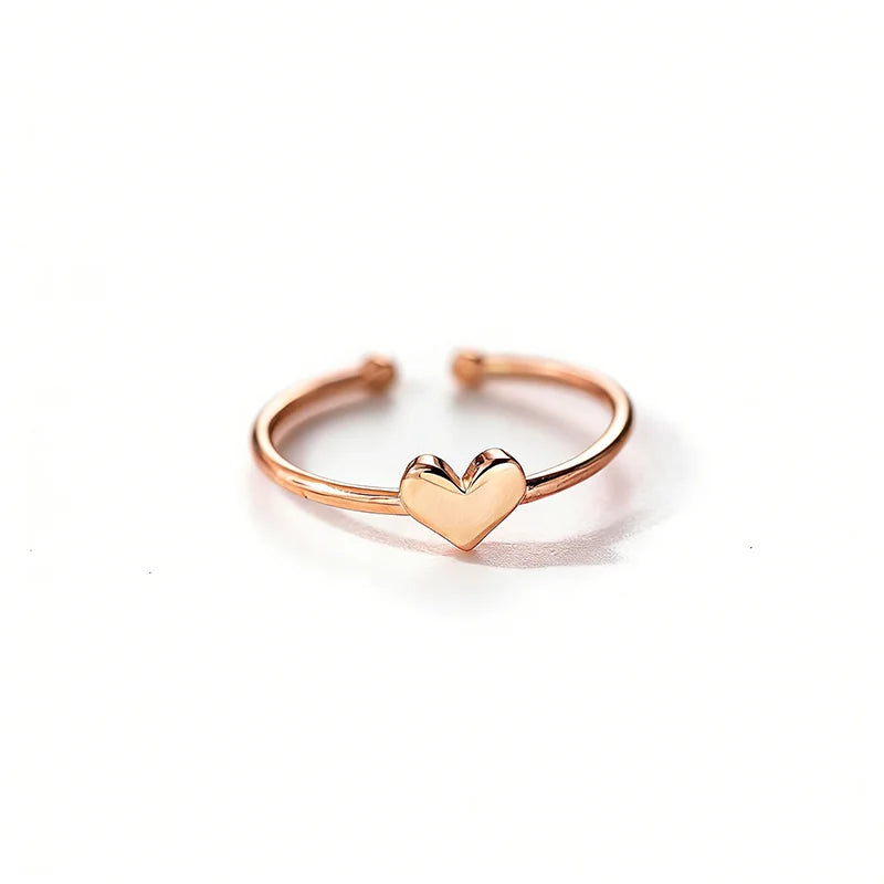 Heart-shaped Open Ring DS4793