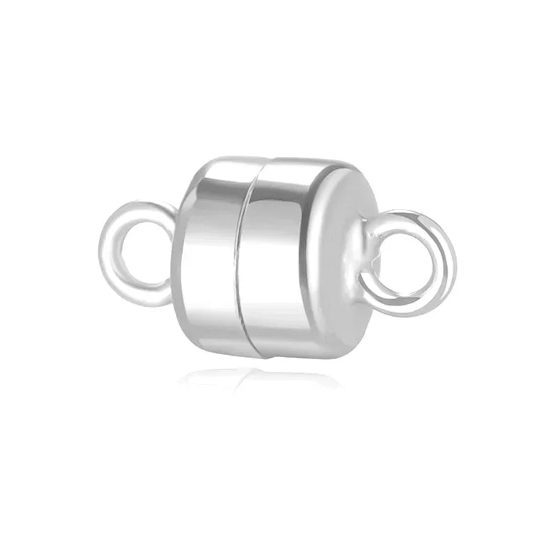 TrustDavis  Real 925 Sterling Silver Fashion Cute Magnet S925 Marking Bracelet Necklace DIY Accessories Jewelry Wholesale DZ110