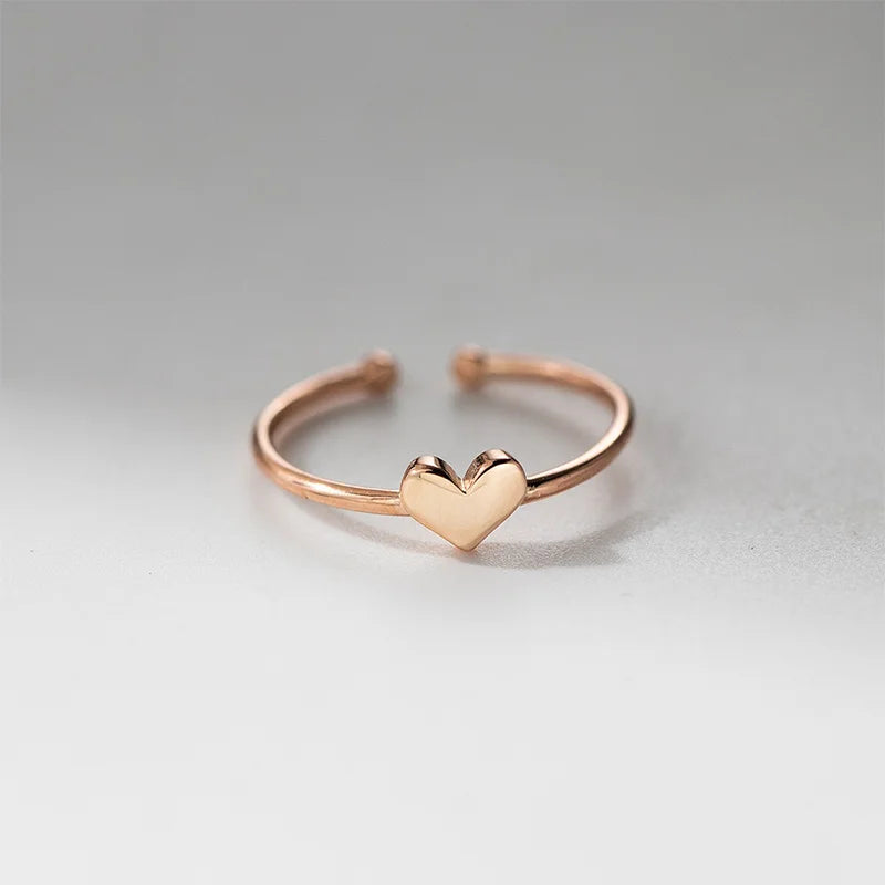 Heart-shaped Open Ring DS4793