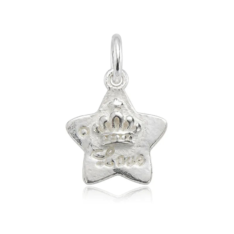 Fine Retro Pendant Star Crown Small Gift Birthday DZ1908