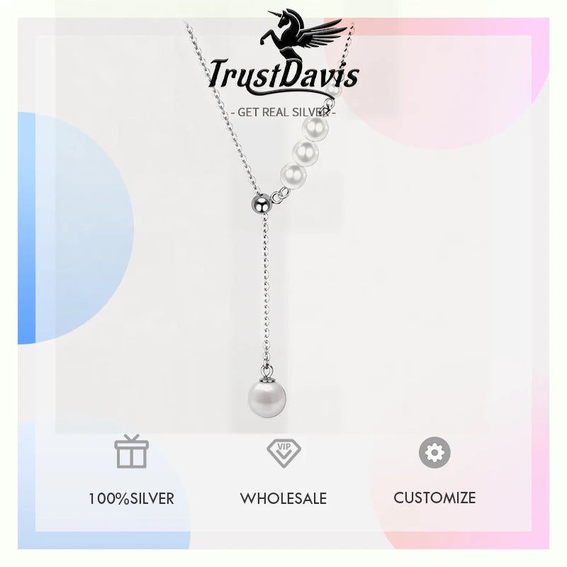 Pearl Clavicle Necklace DS4844