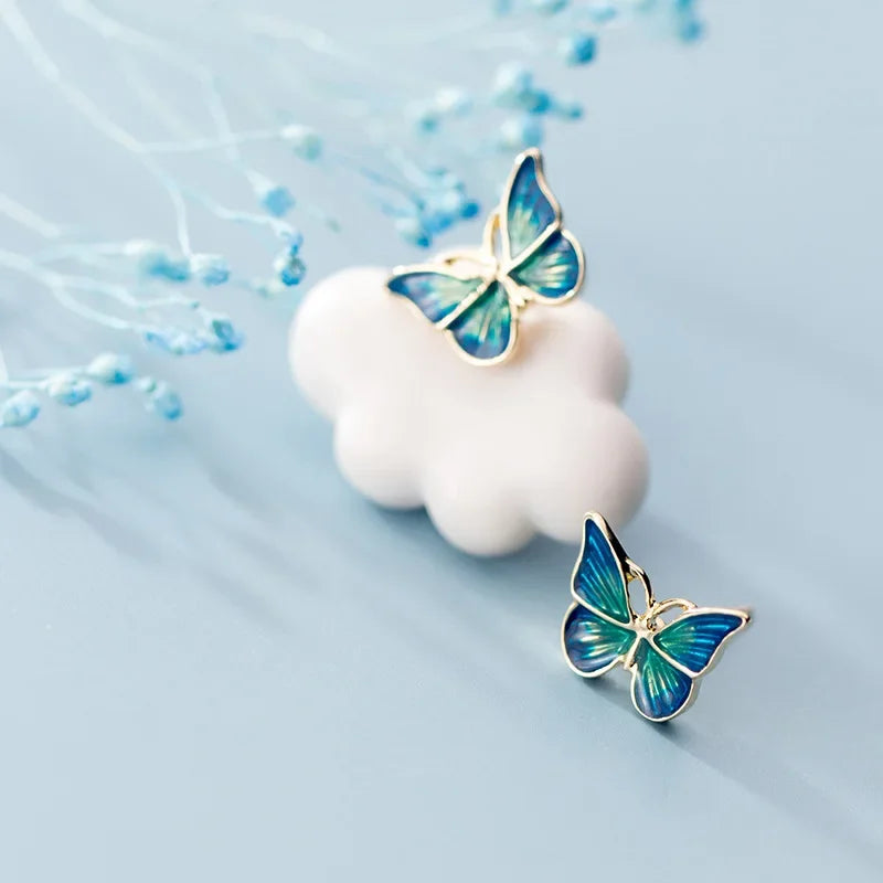 Wing Butterfly Stud Earrings DA481