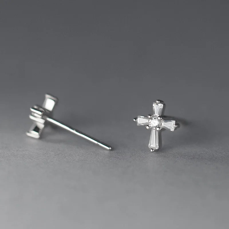 Cross Stud Earrings DS3500