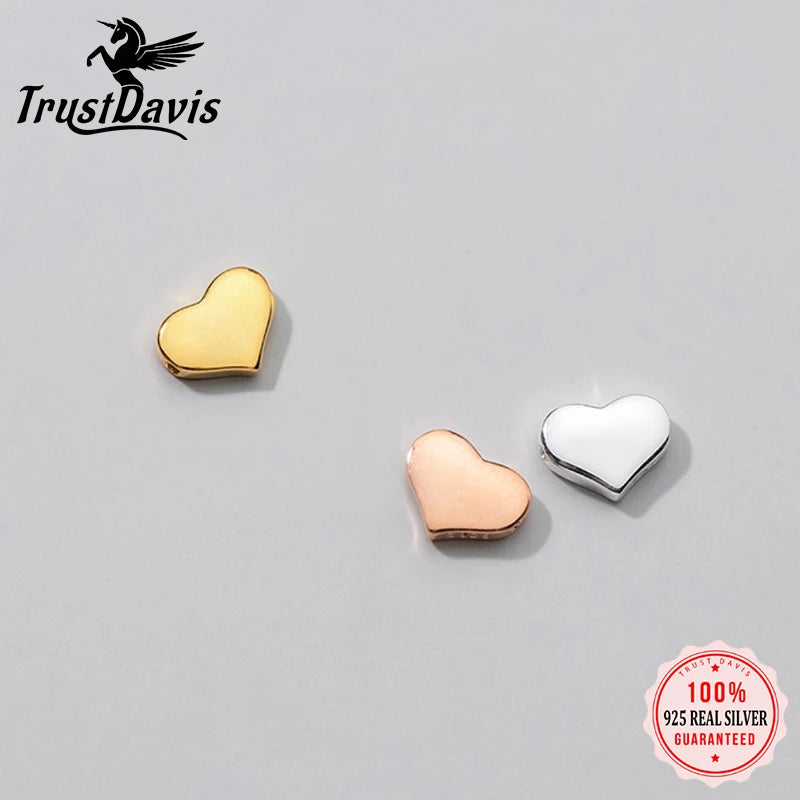 Fashion Sweet Heart Glossy Beads DZ1770