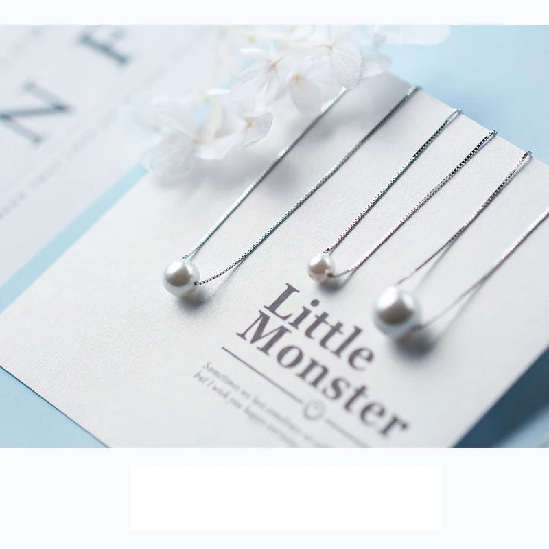 Pearl Pendant 40cm Short Necklace DA189