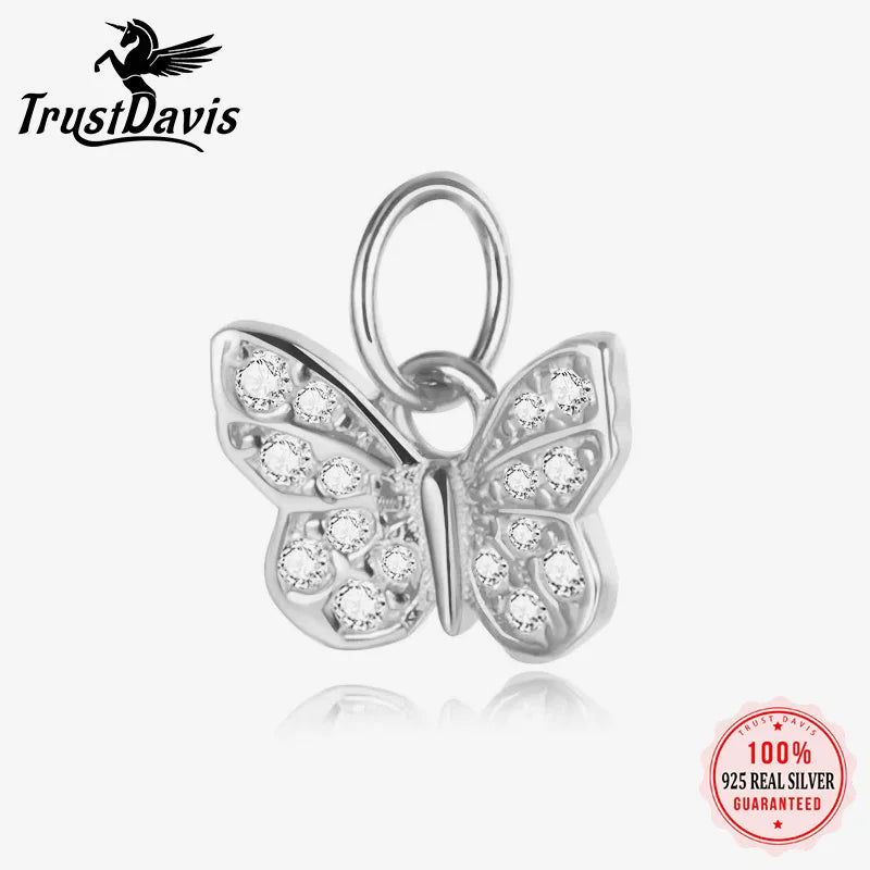 Butterfly CZ Marking Necklace  DZ39