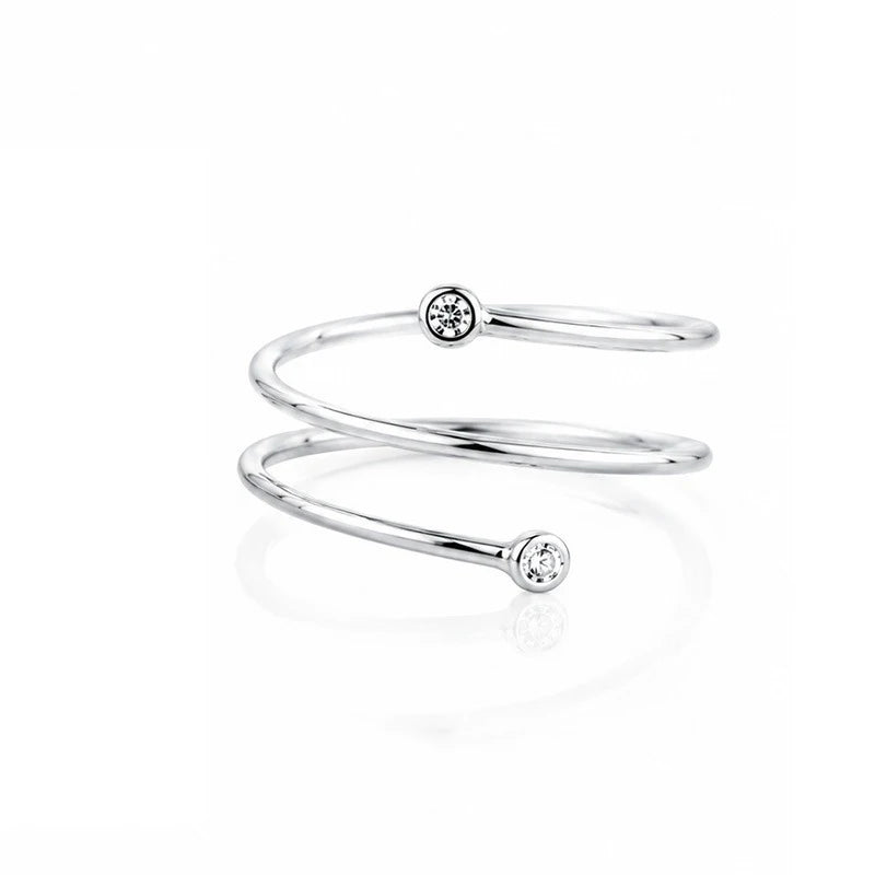 Three‑Layer Wrap Open Ring for Women Daily Wear Jewelry Gift DS4988