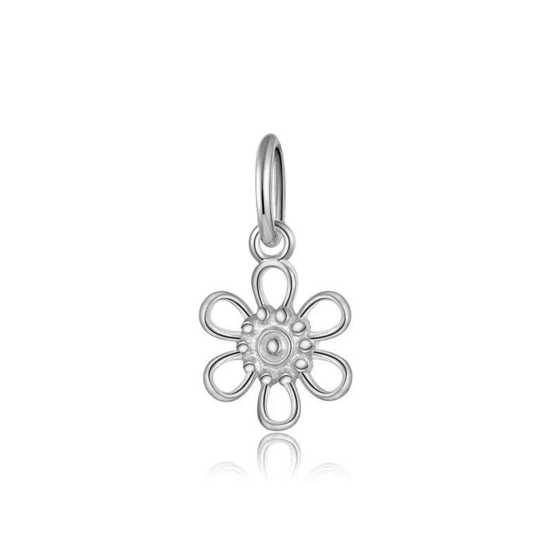 Fashion Little Flower Charm Pendant DZ1776