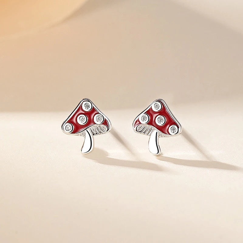 TrustDavis 925 Sterling Silver Cute Reindeer/Christmas Tree/Santa Claus Earrings for Women Girls Christmas Jewelry Gift  DS4703