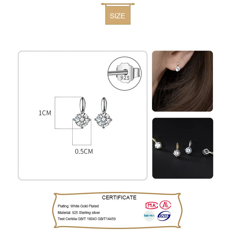 Fashion Pearl CZ Stud Earrings DA2125