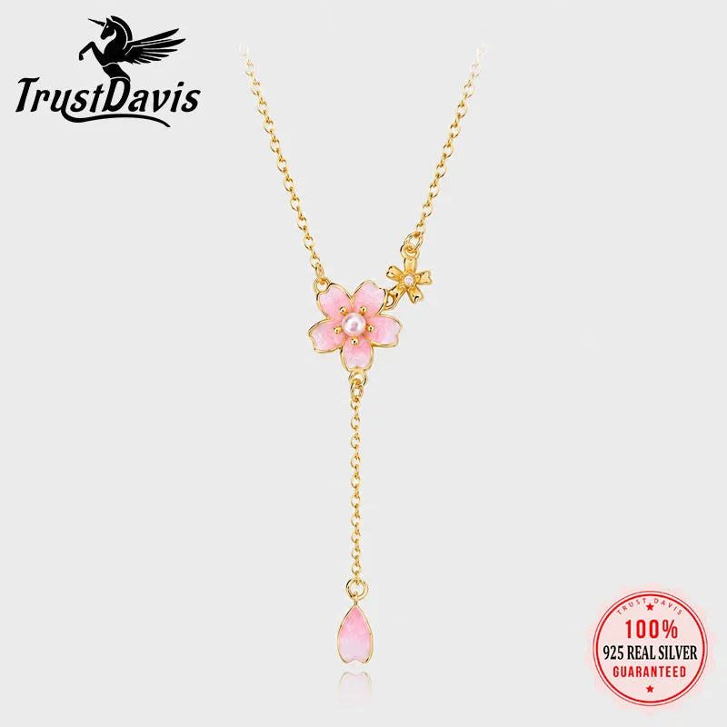 Pearl Flower Necklace DS4906