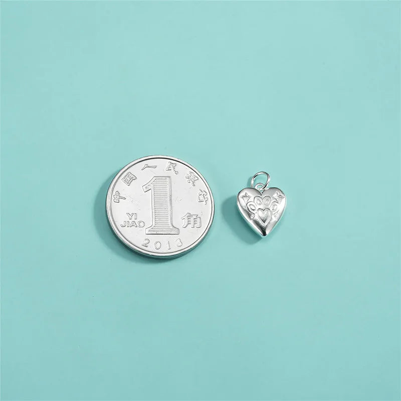 Fashion Geometric Heart Cabin Charm Pendant DZ1819