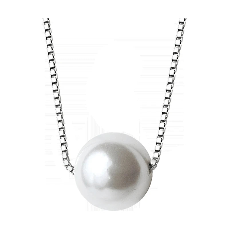 Pearl Pendant 40cm Short Necklace DA189