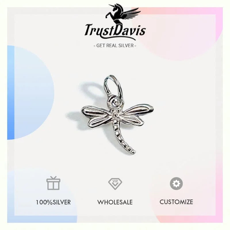 Dragonfly Charm Pendants Cute Dainty Sweet Pretty DZ1896