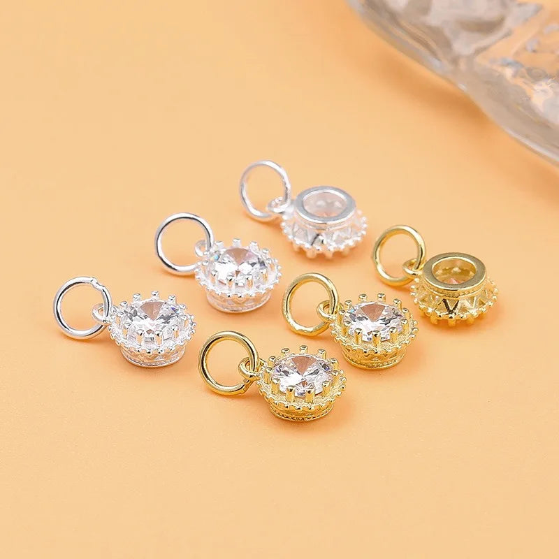 Fashion Round Zircon Charm Pendant DZ1771