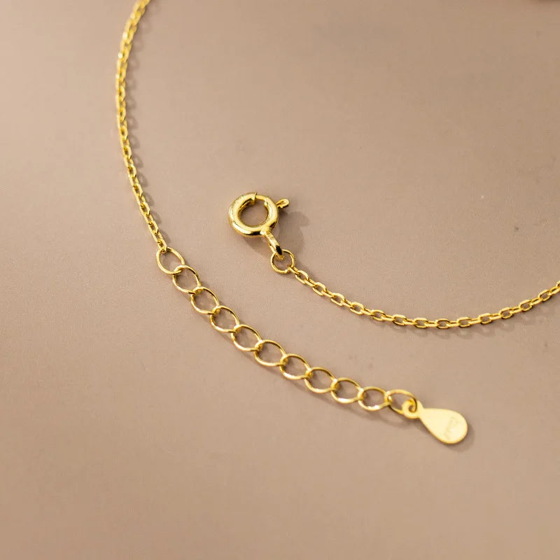 TrustDavis Real 925 Sterling Silver Bracelet For Women Wedding Valentine's Day Round Square Shiny CZ Fine Fashion Jewelry DA2975