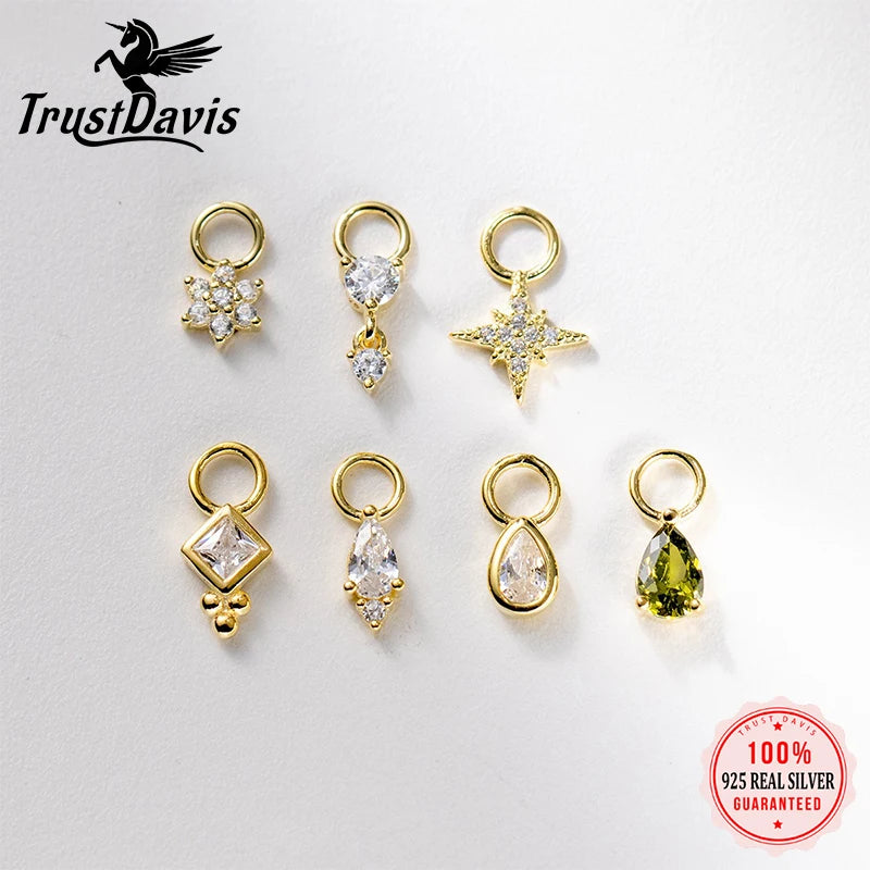 Fashion Gem Star Charm Pendant DZ1822