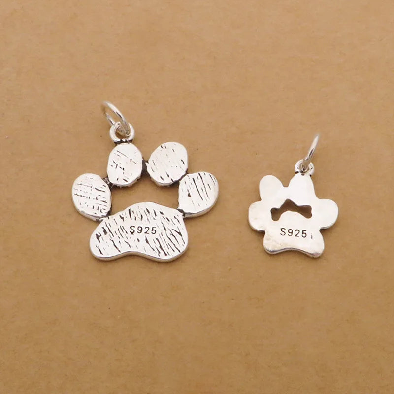 Cat Claw Pendant DIY Necklace Bracelet Accessories Fine S925 Jewelry HY806