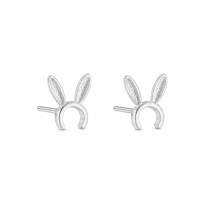 Animal Rabbit Ear Stud Earrings for Women Daily Wear Jewelry Gift DS4984