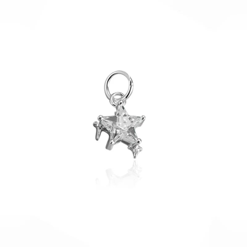 Fashion Zircon Star Charm Pendant DZ1768