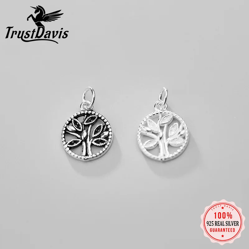 Hollow Round Tree Pendant  HY639