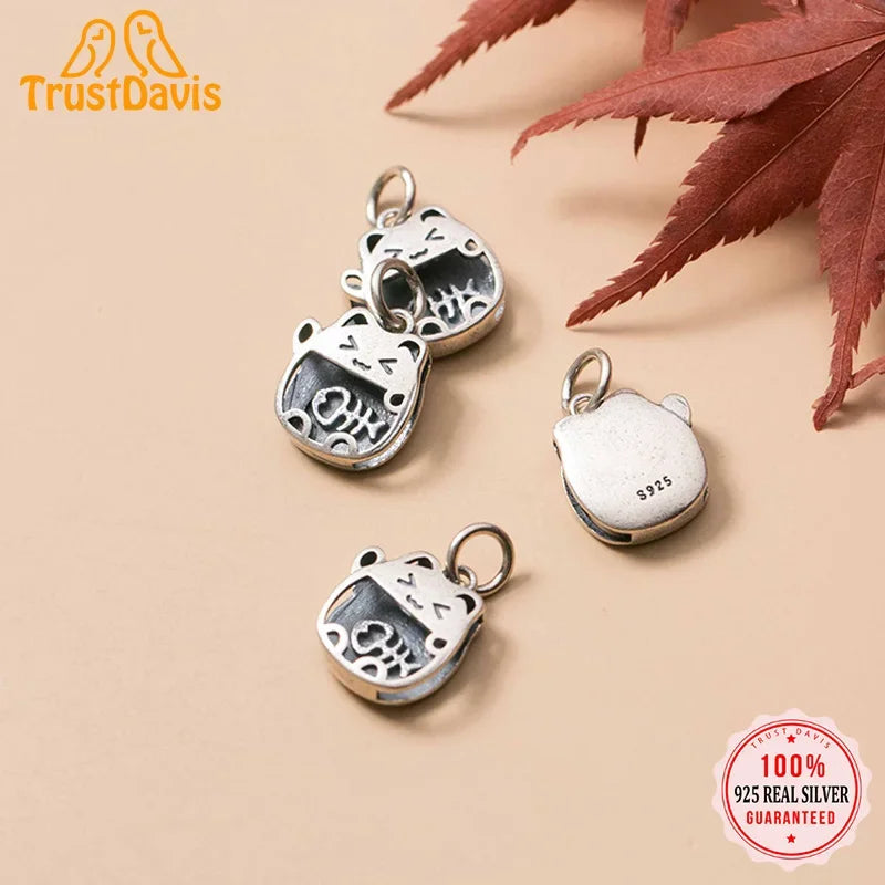Cat Fish Charm Pendant HY962