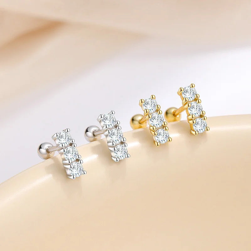 Zircon Stud Earrings DS4839