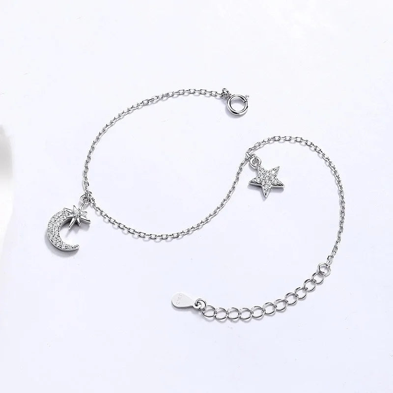 Star Moon Zirconia Bracelet DS5024