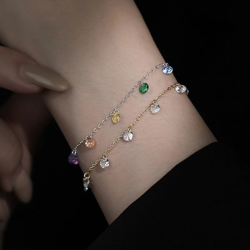 Colored Zircon Bracelet  DS4853