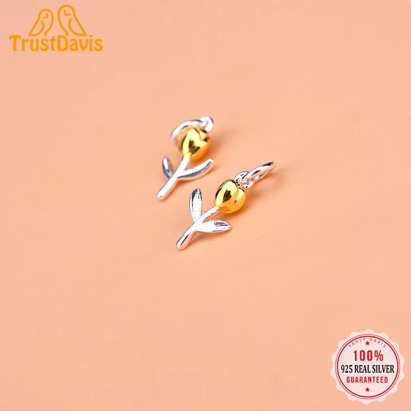 Flower Pendant DIY Necklace Bracelet Accessories HY559