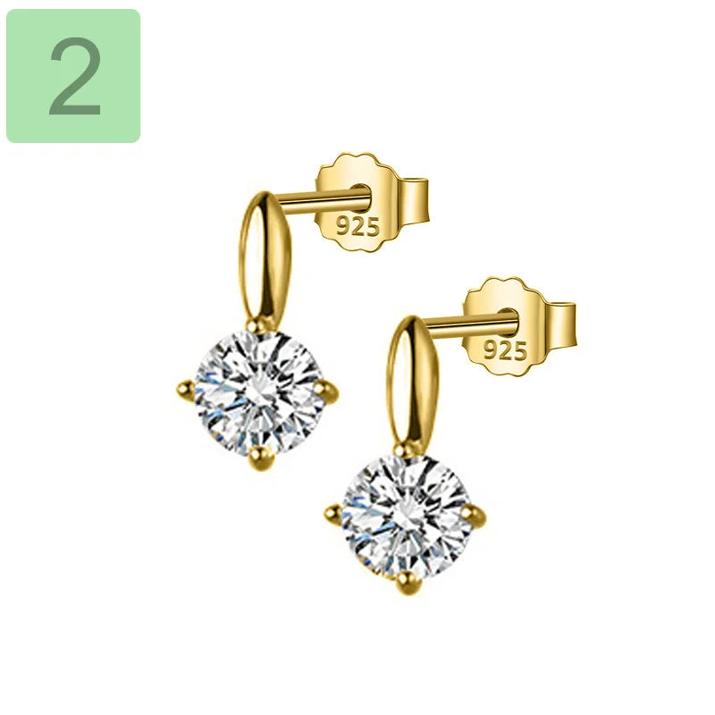 Fashion Pearl CZ Stud Earrings DA2125