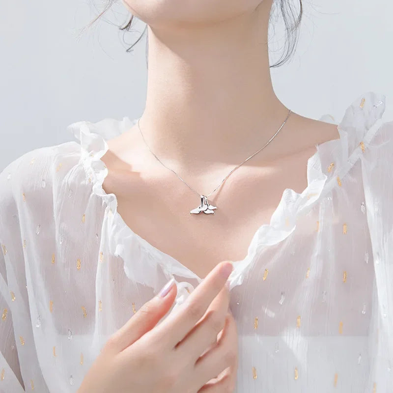 2 Sea-Maid Fishtail Pendant Chokers Necklaces DS847