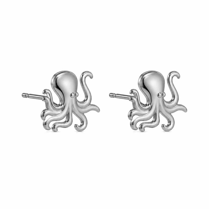 Animal Octopus Stud Earrings for Women Daily Wear Jewelry Gift DS4983