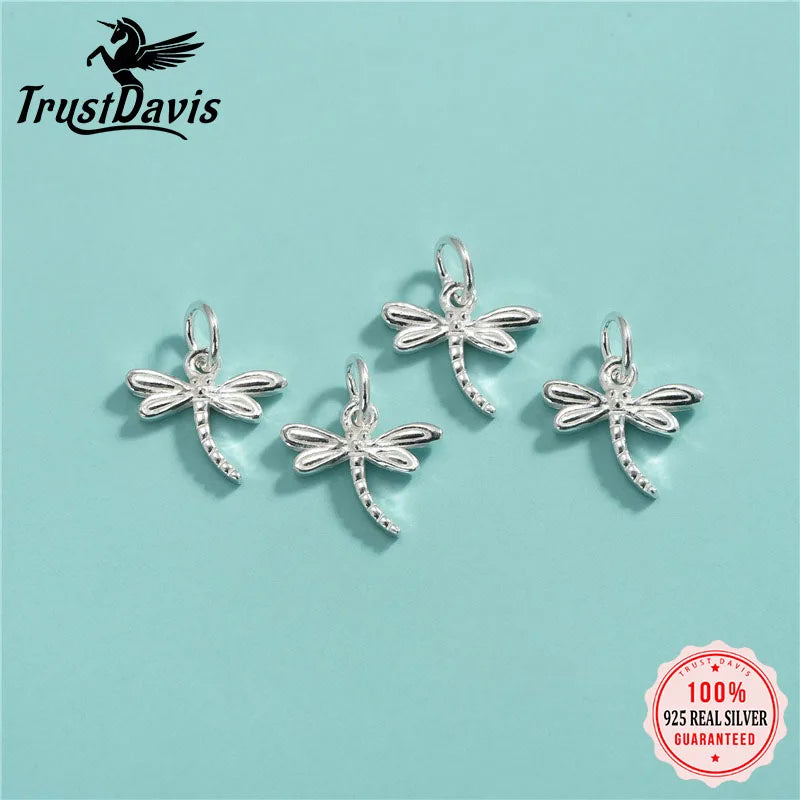 Dragonfly Charm Pendants Cute Dainty Sweet Pretty DZ1896
