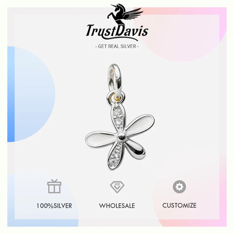 Sweet Five-petal Flower Pendant DZ1808