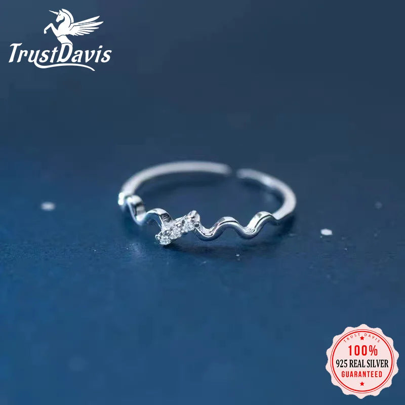 Curved Zircon Setting Ring DS4789