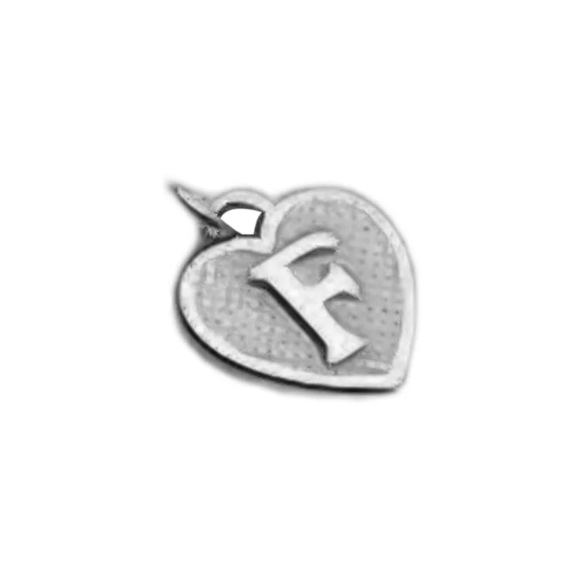 TrustDavis Real 925 Sterling Silver Name Necklace 26 Heart DIY Accessories Pendant for Women Wedding Clavicle Jewelry DZ1795