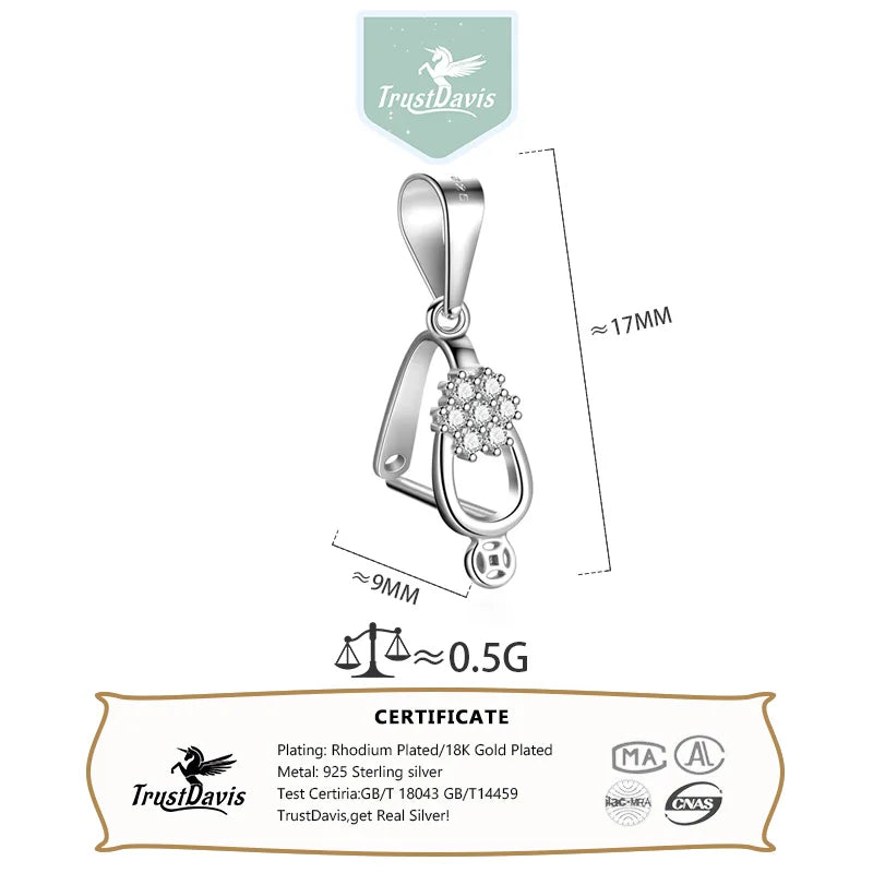 Openwork Flowers Pendants Clip Handmade DZ1157