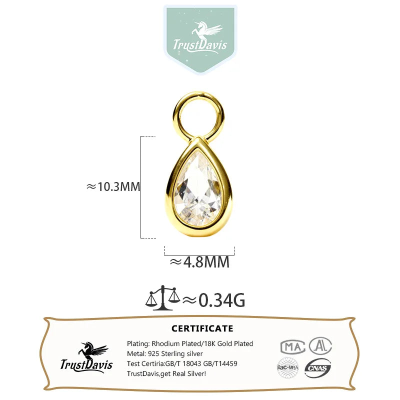 Fashion Gem Star Charm Pendant DZ1822