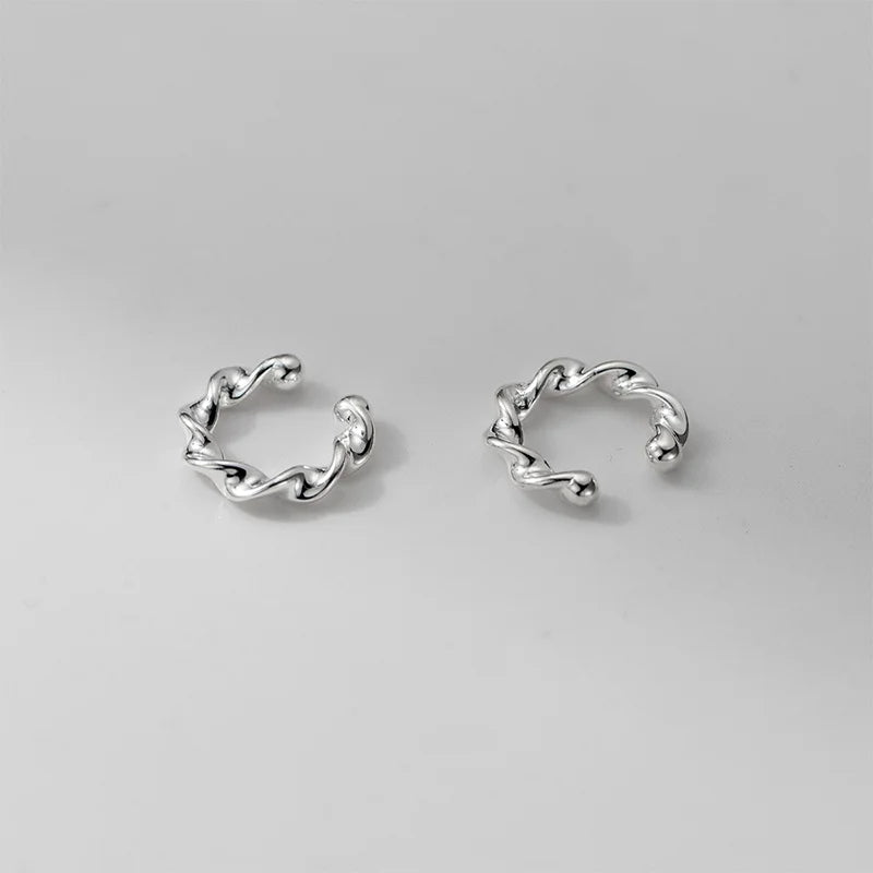 Twisted Clip Earrings DS4790