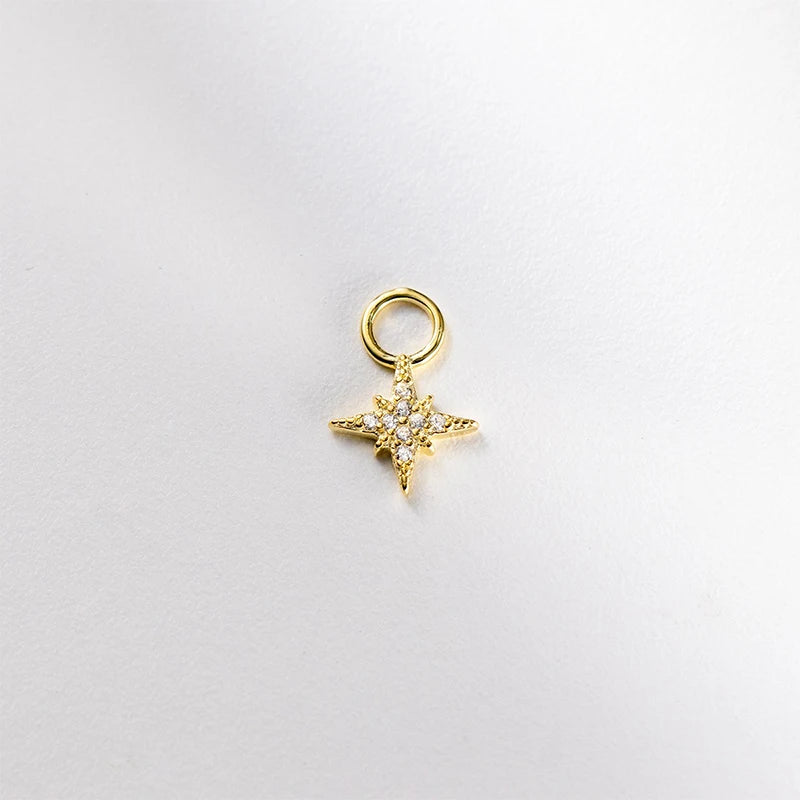 Fashion Gem Star Charm Pendant DZ1822