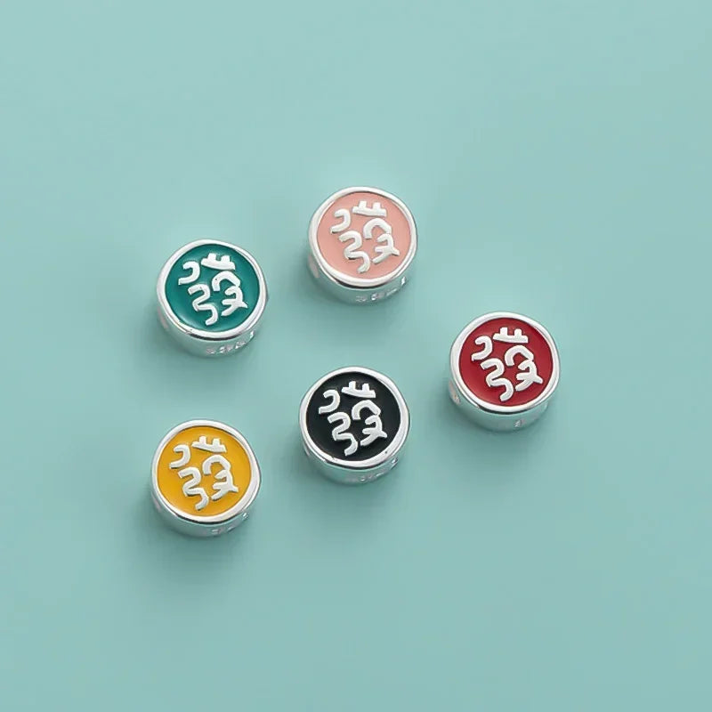 Cute Color Glue Dropper Beads Fit Bracelet Necklace DZ1179