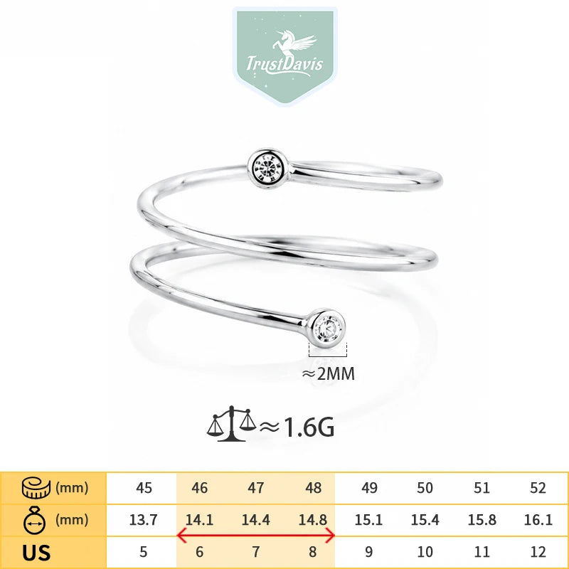 Three‑Layer Wrap Open Ring for Women Daily Wear Jewelry Gift DS4988