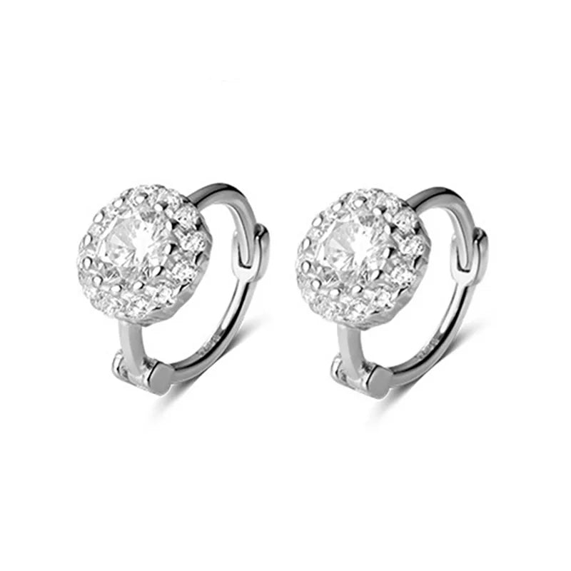 Round Charm Hoop Earrings DA2158