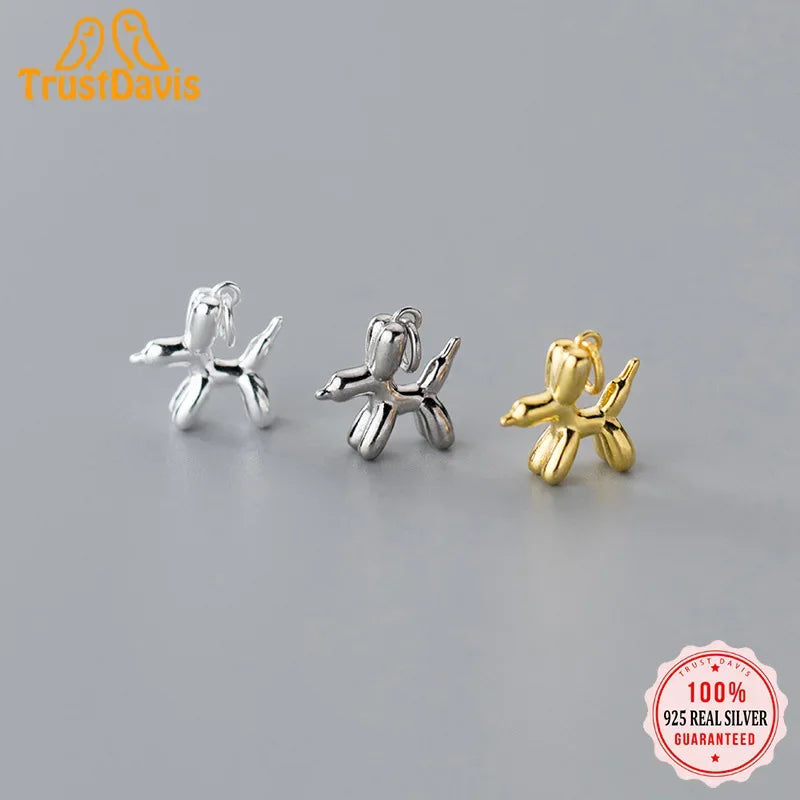 Pendant For Women DIY Necklace Balloon Dog Accessories HY609