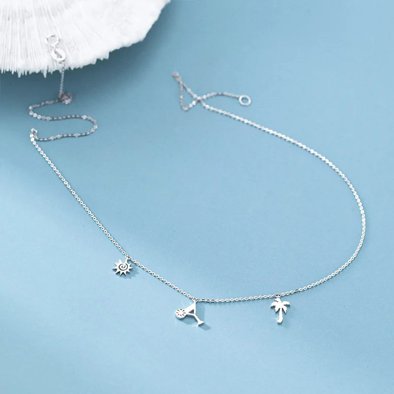 Sunmer Silver Necklace DS4864