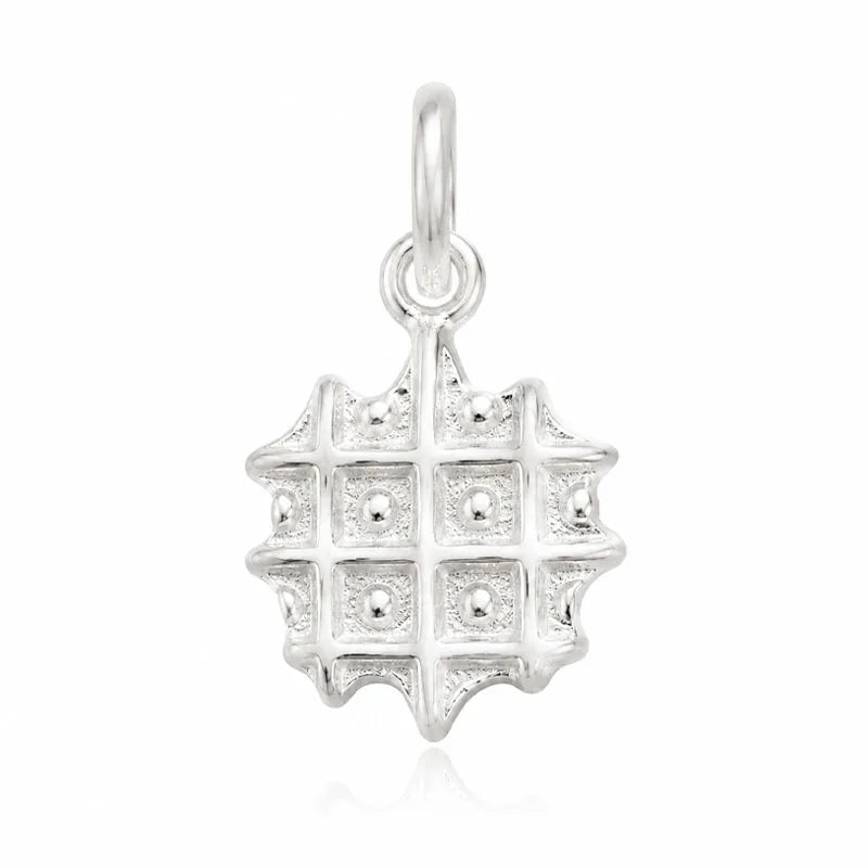 Cute Pretzel Croissant Waffle Pendant DZ1934