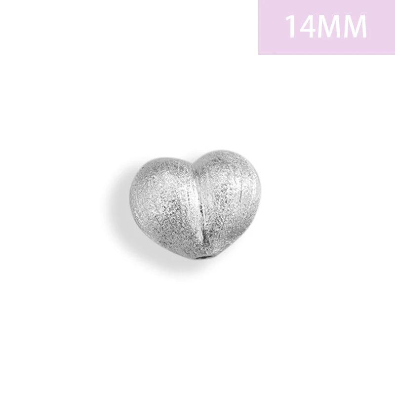 Bracelet Necklace Fashion Glossy Heart Separator Beads DZ1791