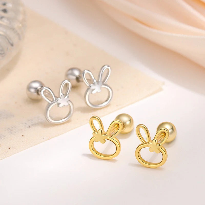 Fashion Rabbit Screw Earrings DS4671